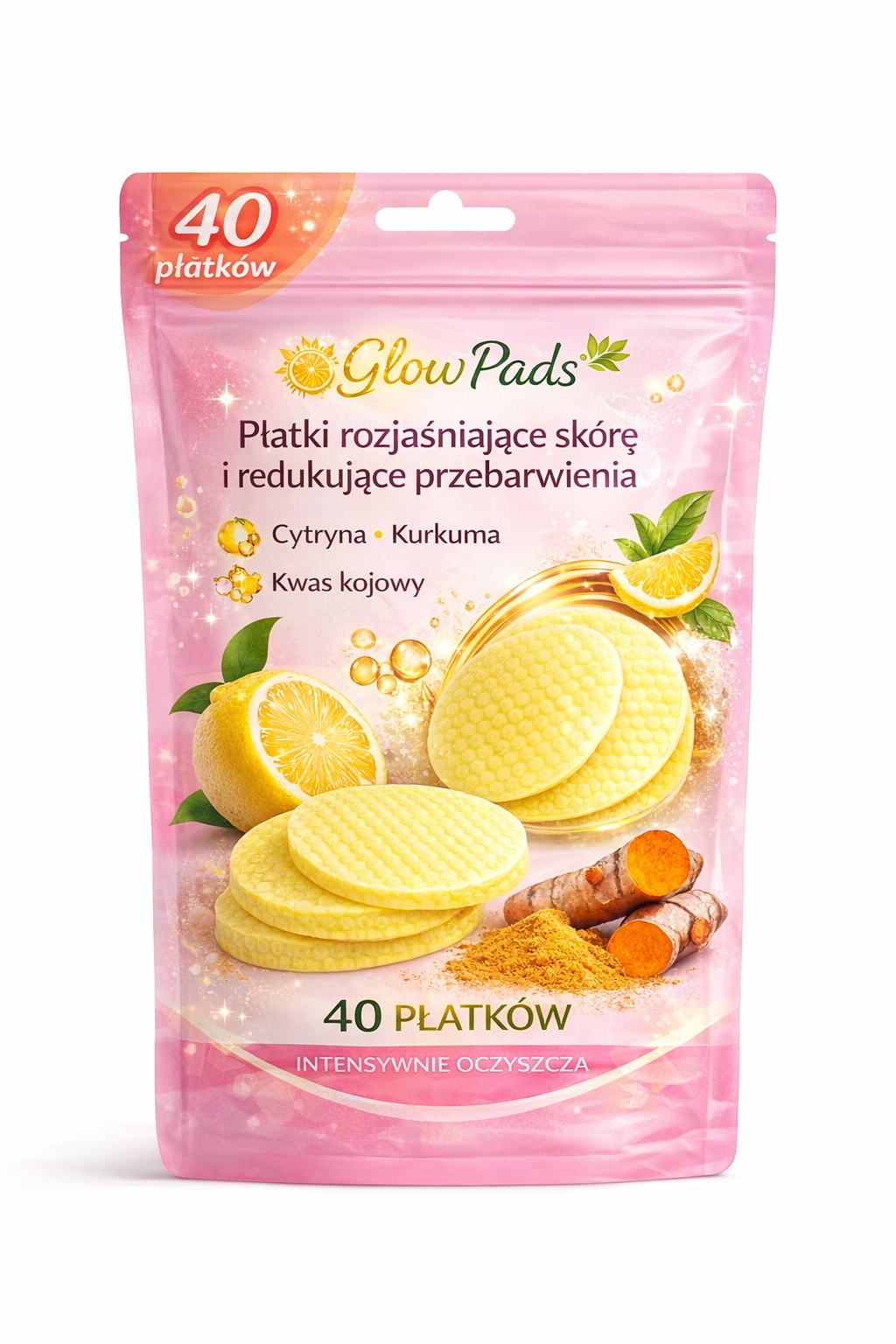 GlowPads™ — Płatki rozjaśniające skórę i redukujące przebarwienia